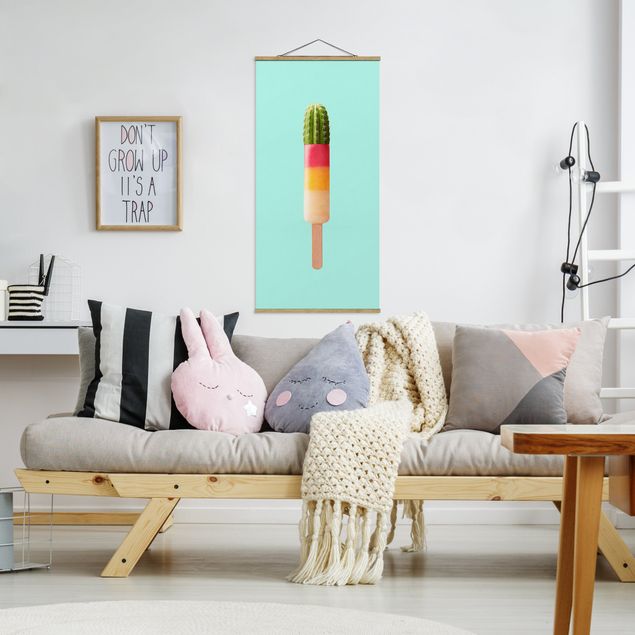Billeder kunsttryk Popsicle With Cactus