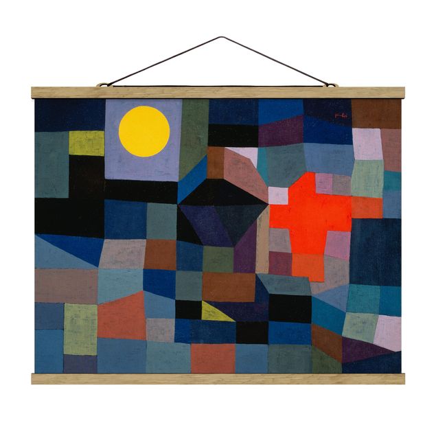 Billeder mønstre Paul Klee - Fire At Full Moon