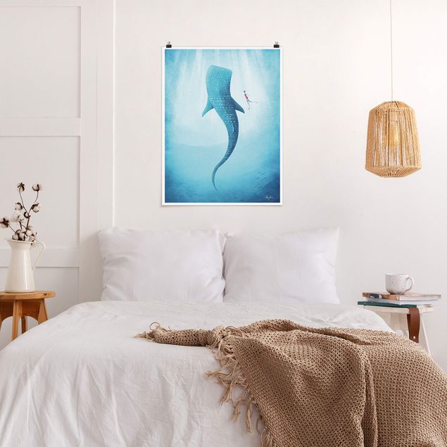 Plakater kunsttryk The Whale Shark