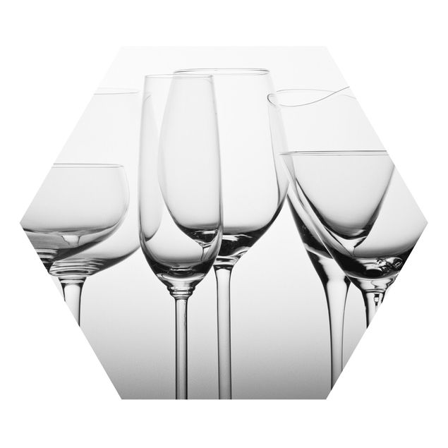 Forex Fine Glassware Black And White