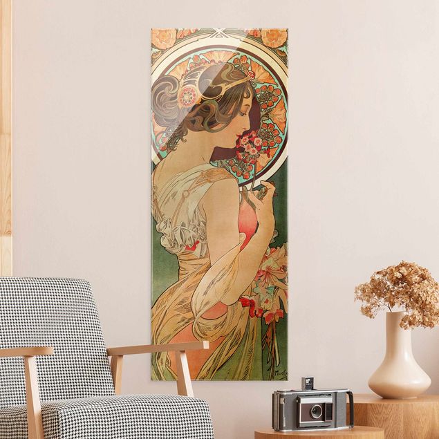 køkken dekorationer Alfons Mucha - Primrose