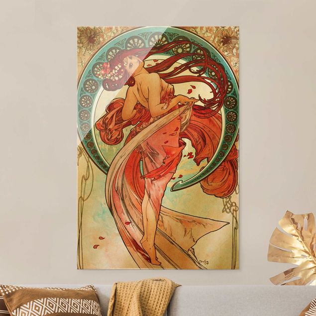 køkken dekorationer Alfons Mucha - Four Arts - Dance