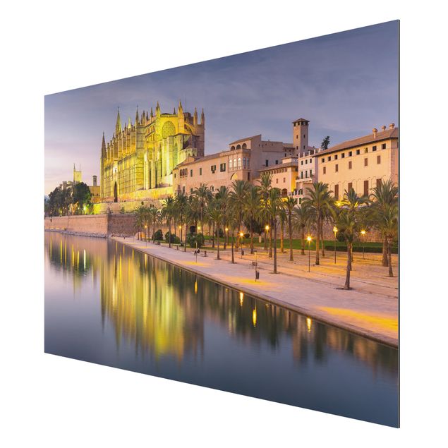 Billeder arkitektur og skyline Catedral De Mallorca Water Reflection