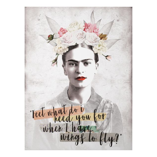 Billeder kunsttryk Frida Kahlo - Quote