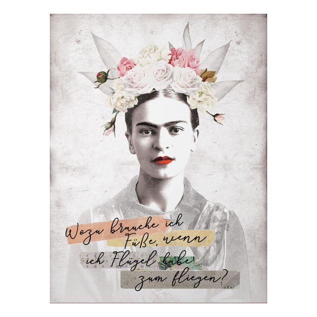 Billeder kunsttryk Frida Kahlo - A quote