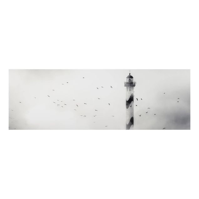 Billeder landskaber Lighthouse In The Fog