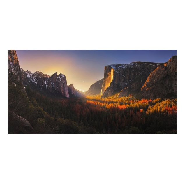 Billeder bjerge Sunset in Yosemite