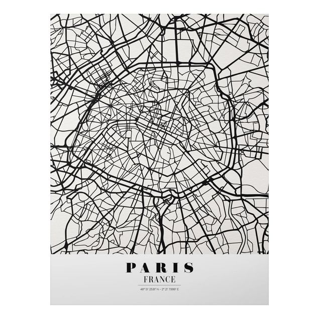 Billeder Paris Paris City Map - Classic