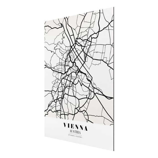 Billeder ordsprog Vienna City Map - Classic