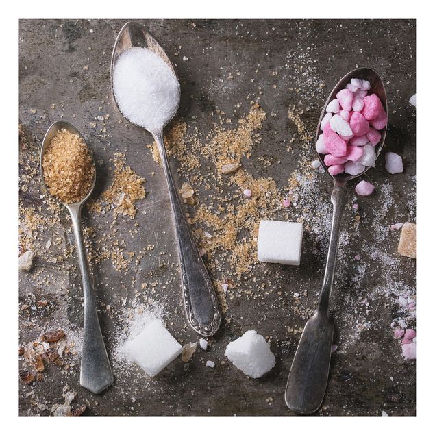 Billeder krydderier Vintage Spoon With Sugar