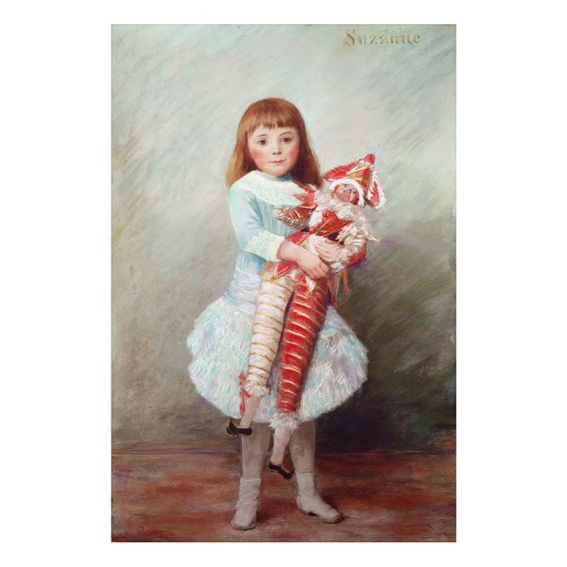 Kunst stilarter impressionisme Auguste Renoir - Suzanne with Harlequin Puppet