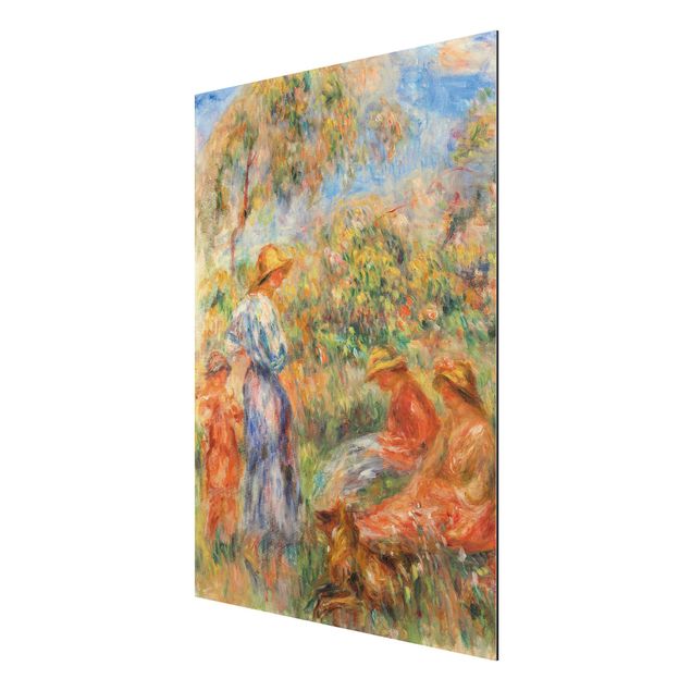 Kunst stilarter Auguste Renoir - Three Women and Child in a Landscape