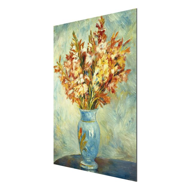 Kunst stilarter Auguste Renoir - Gladiolas in a Blue Vase