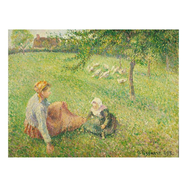 Kunst stilarter impressionisme Camille Pissarro - The Geese Pasture