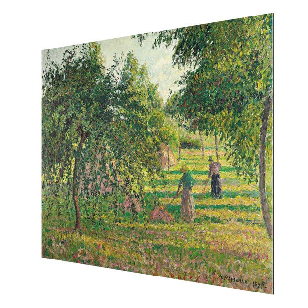 Kunst stilarter pointillisme Camille Pissarro - Apple Trees And Tedders, Eragny