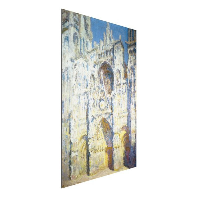 køkken dekorationer Claude Monet - Portal of the Cathedral of Rouen
