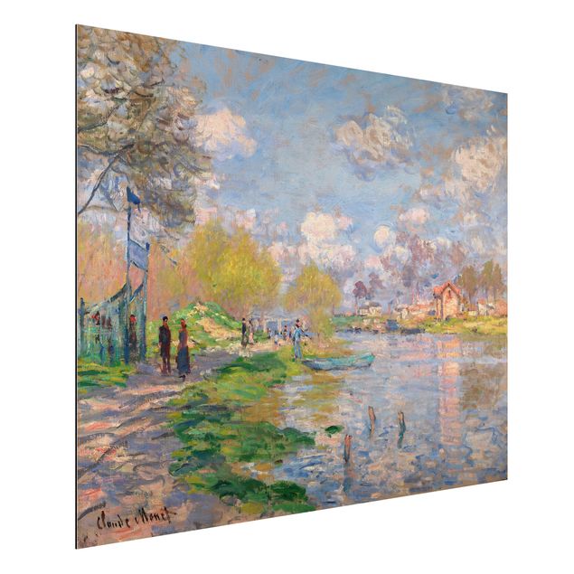 køkken dekorationer Claude Monet - Spring On The Seine