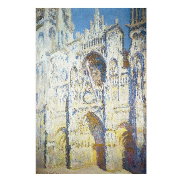 Kunst stilarter impressionisme Claude Monet - Portal of the Cathedral of Rouen