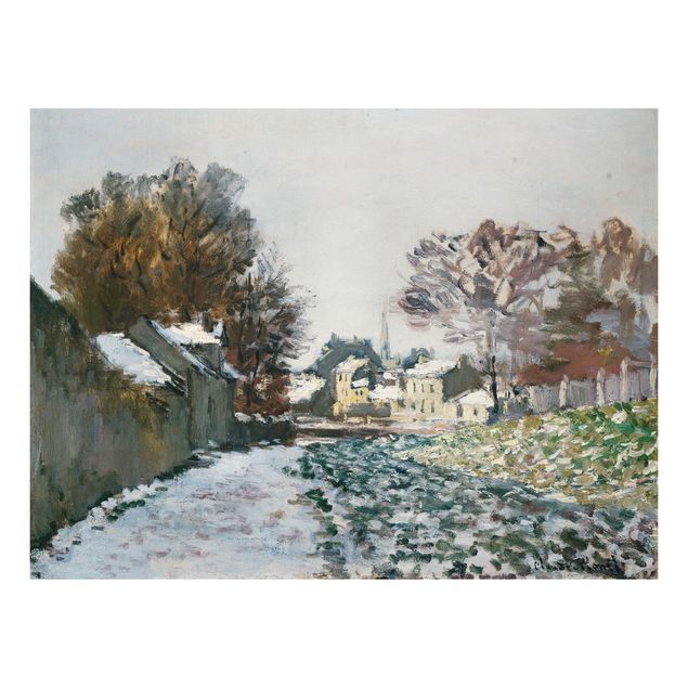 Kunst stilarter impressionisme Claude Monet - Snow At Argenteuil