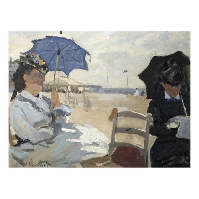Kunst stilarter impressionisme Claude Monet - At The Beach Of Trouville