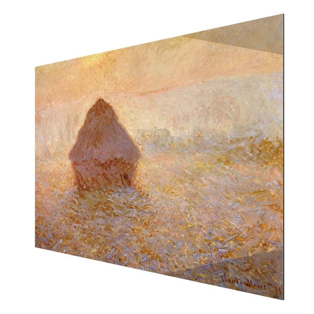 Kunst stilarter Claude Monet - Haystack In The Mist
