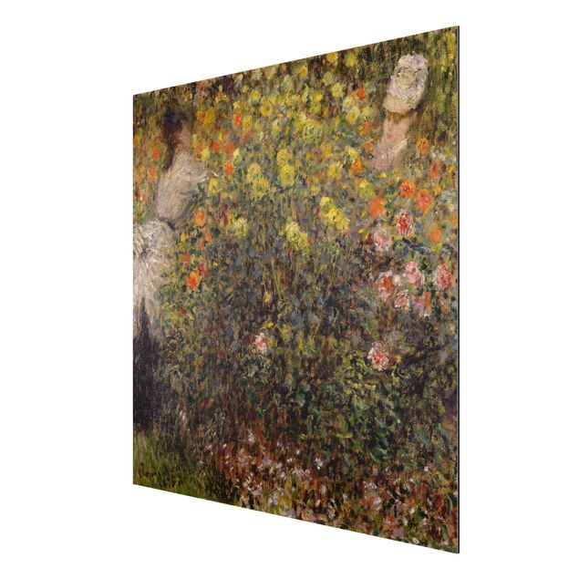 Kunst stilarter Claude Monet - Two Ladies in the Flower Garden