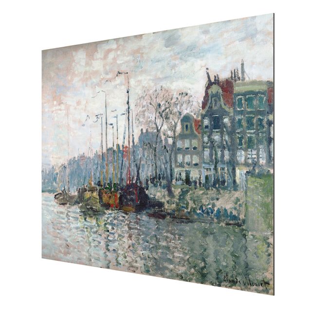Kunst stilarter Claude Monet - View Of The Prins Hendrikkade And The Kromme Waal In Amsterdam
