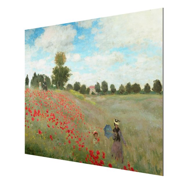 Kunst stilarter impressionisme Claude Monet - Poppy Field Near Argenteuil