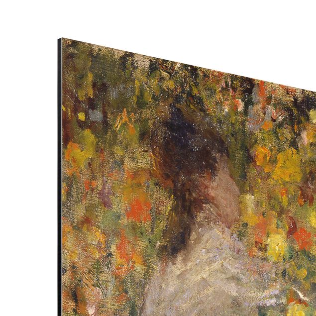 Billeder blomster Claude Monet - Two Ladies in the Flower Garden