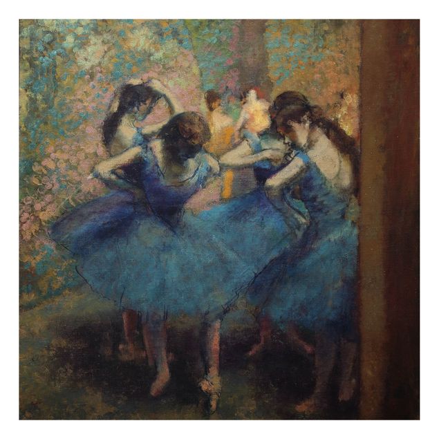 køkken dekorationer Edgar Degas - Blue Dancers