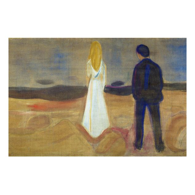 køkken dekorationer Edvard Munch - Two humans. The Lonely (Reinhardt-Fries)