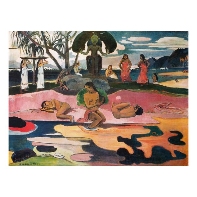 køkken dekorationer Paul Gauguin - Day Of The Gods (Mahana No Atua)