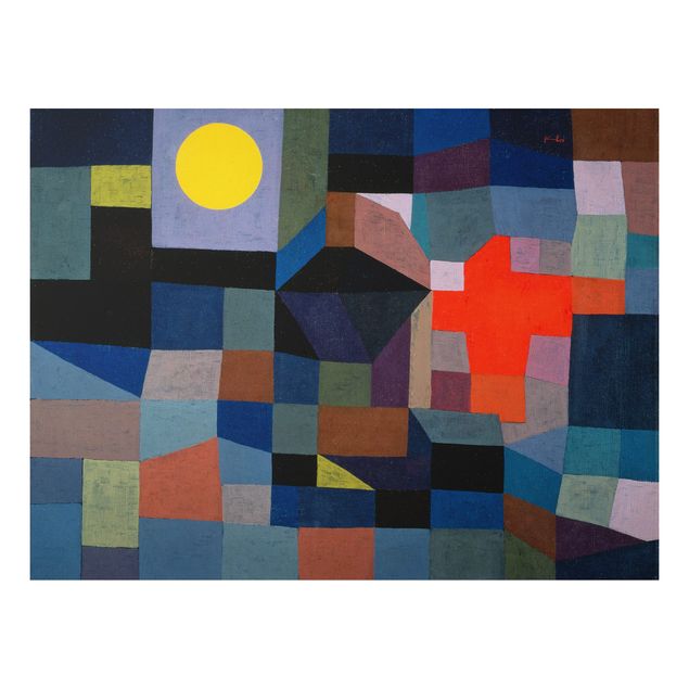 Kunst stilarter Paul Klee - Fire At Full Moon