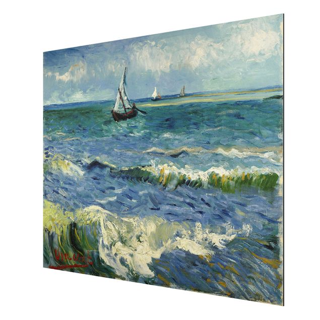Kunst stilarter pointillisme Vincent Van Gogh - Seascape Near Les Saintes-Maries-De-La-Mer