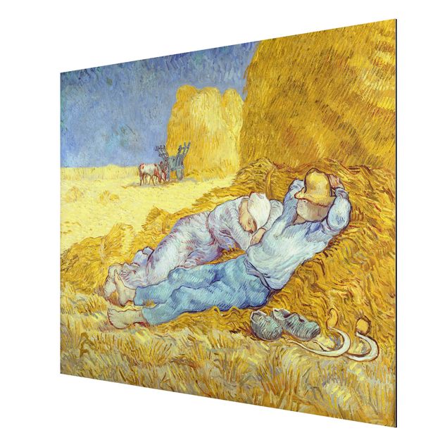 Kunst stilarter pointillisme Vincent Van Gogh - The Napping