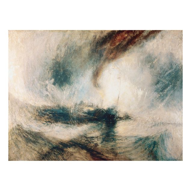 Kunst stilarter romantikken William Turner - Snow Storm - Steam-Boat Off A Harbour’S Mouth