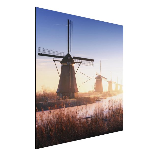 køkken dekorationer Windmills Of Kinderdijk