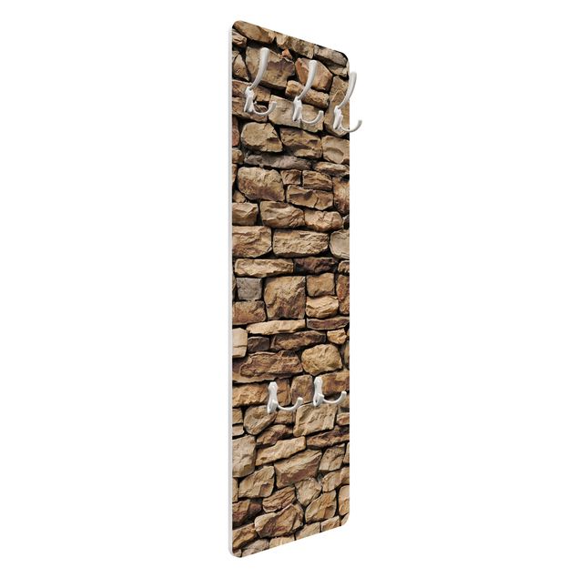 Knagerækker brun American Stone Wall
