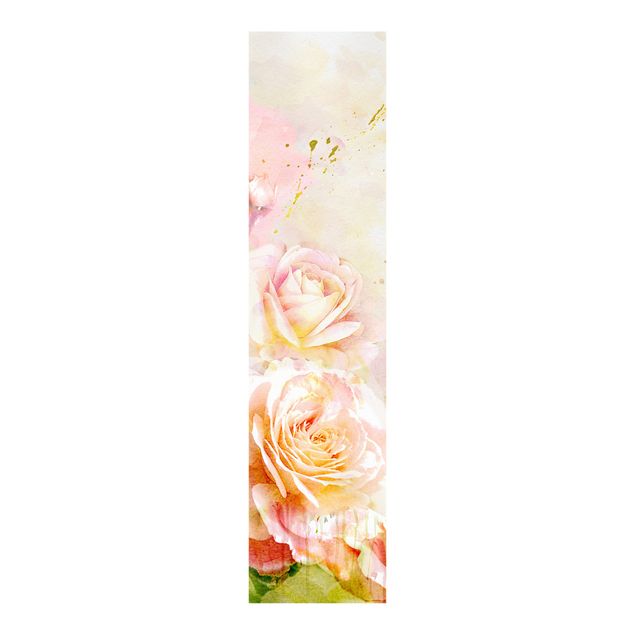 Panelgardiner blomster Watercolour Rose Composition