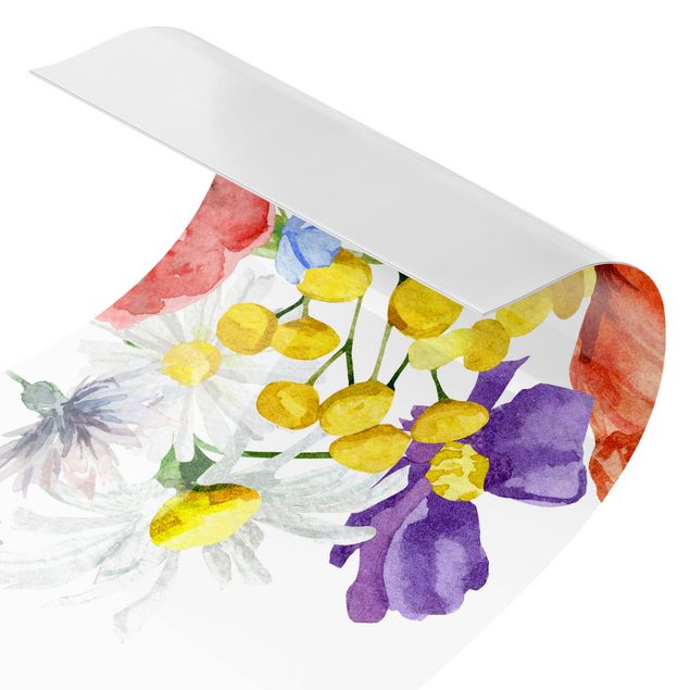 Selvklæbende folier Watercolour Flowers
