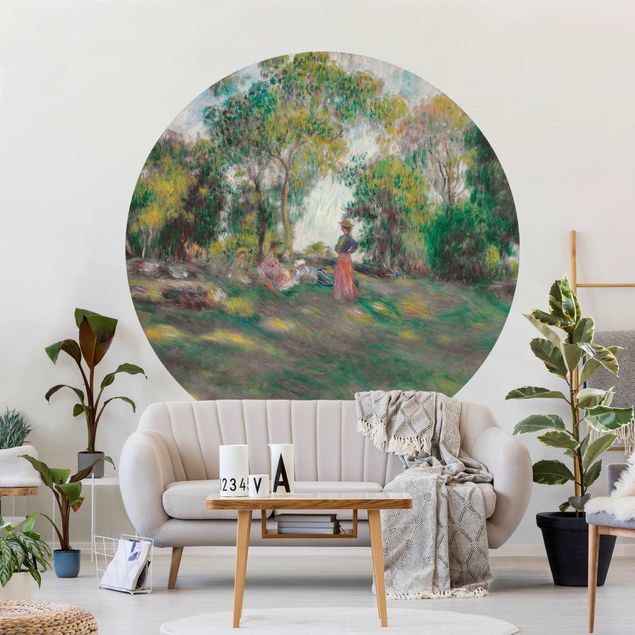 Kunst stilarter impressionisme Auguste Renoir - Landscape With Figures