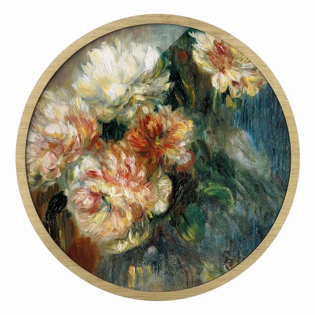 Billeder blomster Auguste Renoir - Vase Of Peonies