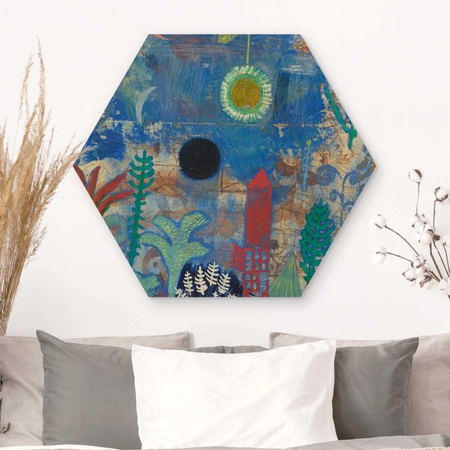 køkken dekorationer Paul Klee - Sunken Landscape