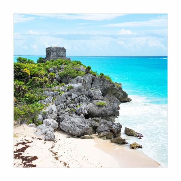 grønt gulvtæppe Caribbean Coast Tulum Ruins