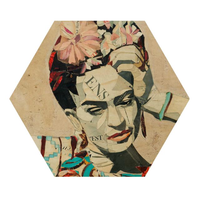 Kunsttryk Frida Kahlo - Collage No.1