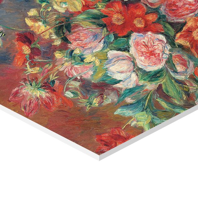 Billeder rød Auguste Renoir - Flower vase