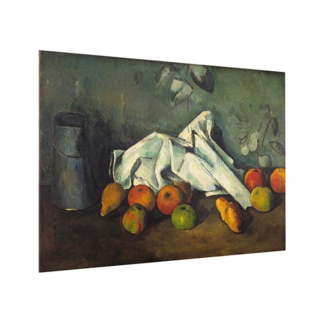 Kunst stilarter post impressionisme Paul Cézanne - Milk Can And Apples