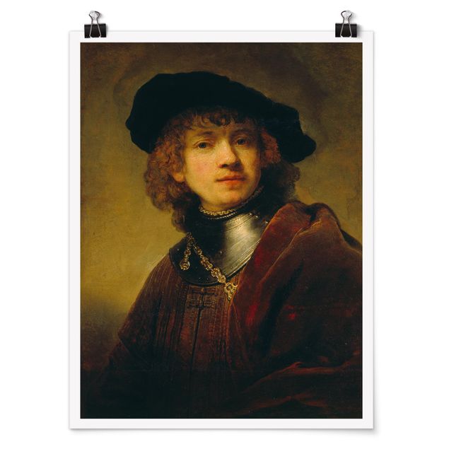 Plakater kunsttryk Rembrandt van Rijn - Self-Portrait