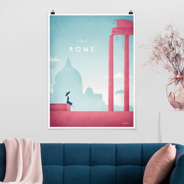 køkken dekorationer Travel Poster - Rome