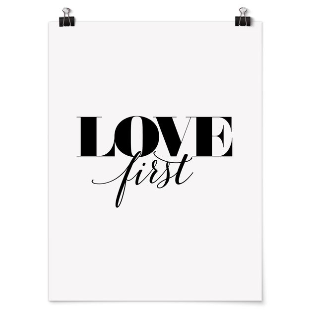 Billeder ordsprog Love First